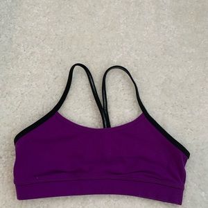 Purple Lululemon Flow Sports Bra - size 6/small